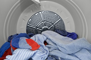 clothing in dryer