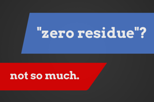 "zero residue"