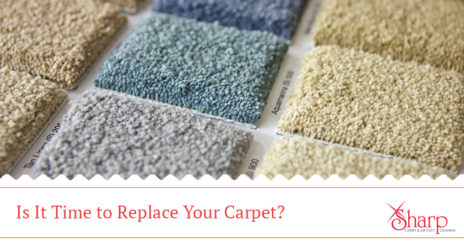 "Is it time to replace your carpet?"