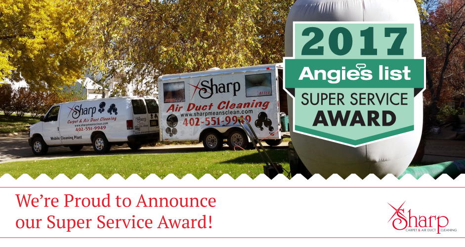 "We're Proud to Announce Our Super Service Award!"